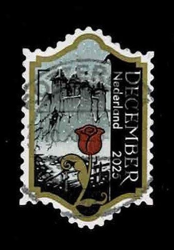 postzegel Nederland de Efteling Doornroosje, Ophalen of Verzenden, Na 1940, Gestempeld