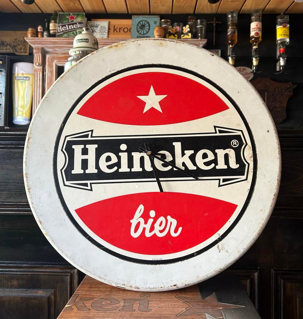 Heineken klok, Ophalen, Gebruikt, Heineken