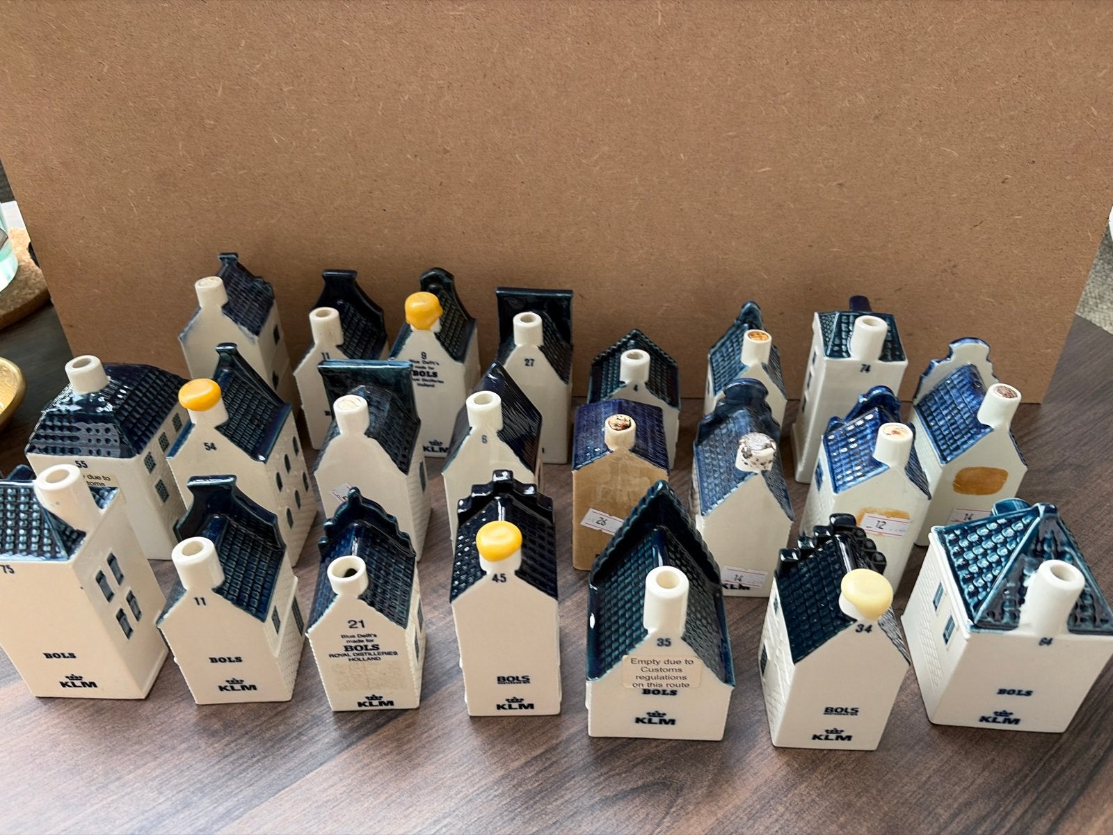 KLM huisjes - BOLS - Diverse nummers, Ophalen of Verzenden, Gebruikt, 1 t/m 20, Gevuld