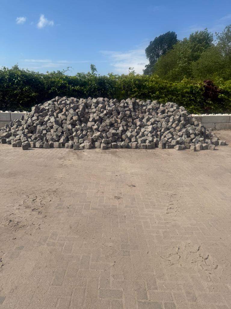 Partij graniet keien, Tuin en Terras, Ophalen, Natuursteen, Overige typen