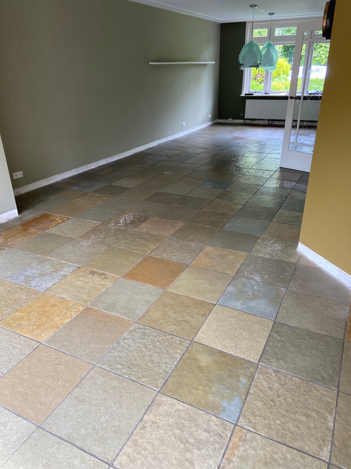 Vloertegels 50x50, Doe-het-zelf en Verbouw, Ophalen, Gebruikt, 40 tot 60 cm, 10 m² of meer