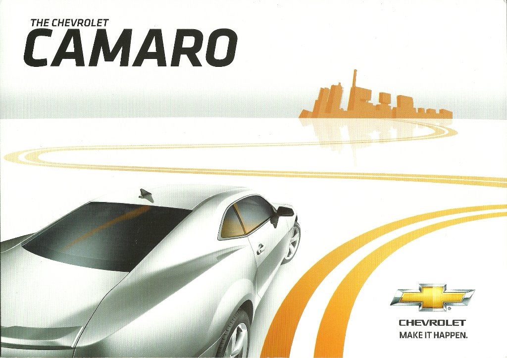 Chevrolet Camaro folder, Ophalen of Verzenden, Zo goed als nieuw, Chevrolet