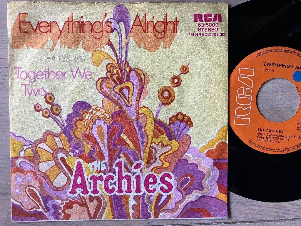 The Archies, Gebruikt, 7 inch, Ophalen of Verzenden, Overige typen