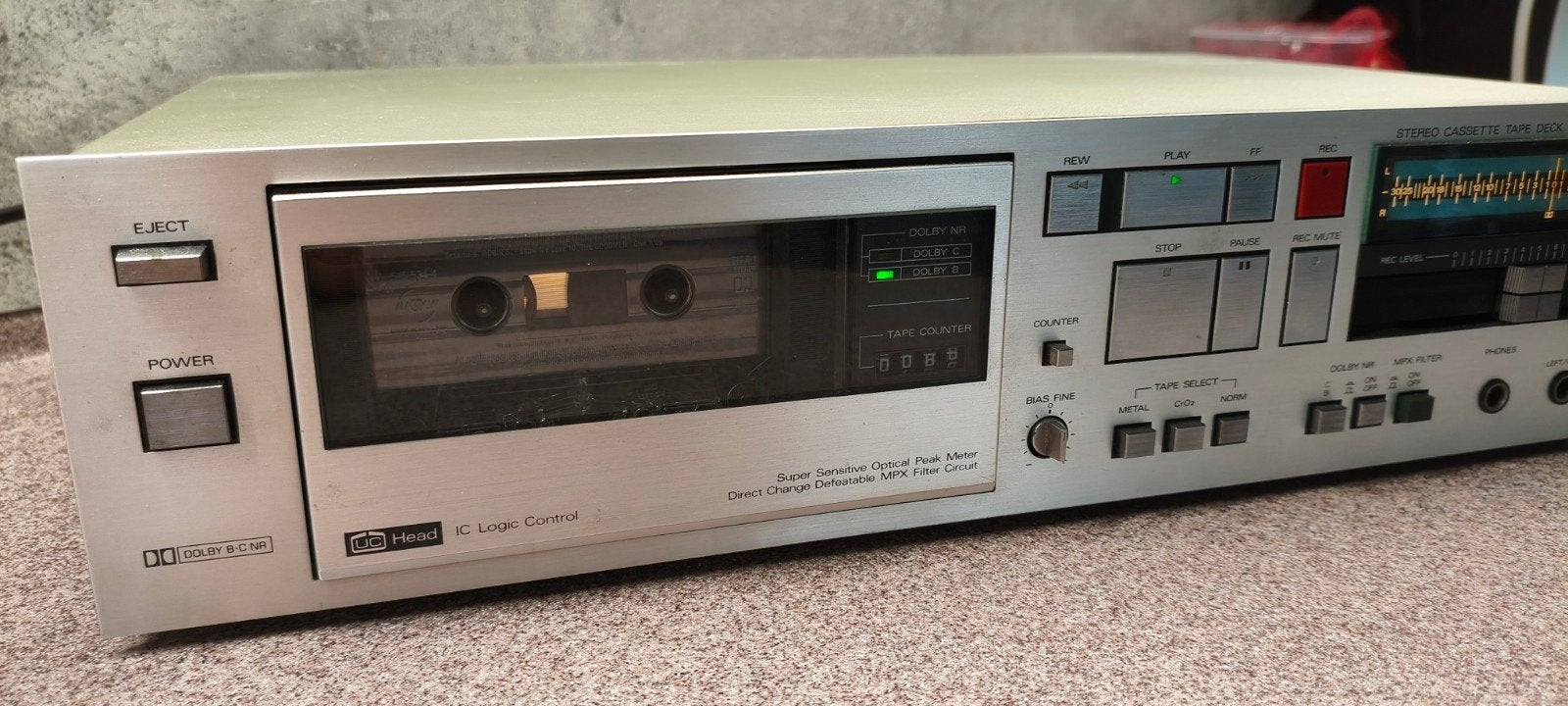 Alpine AL-55 (Alpage), Audio, Tv en Foto, Cassettedecks, Ophalen, Enkel, Overige merken, Tiptoetsen
