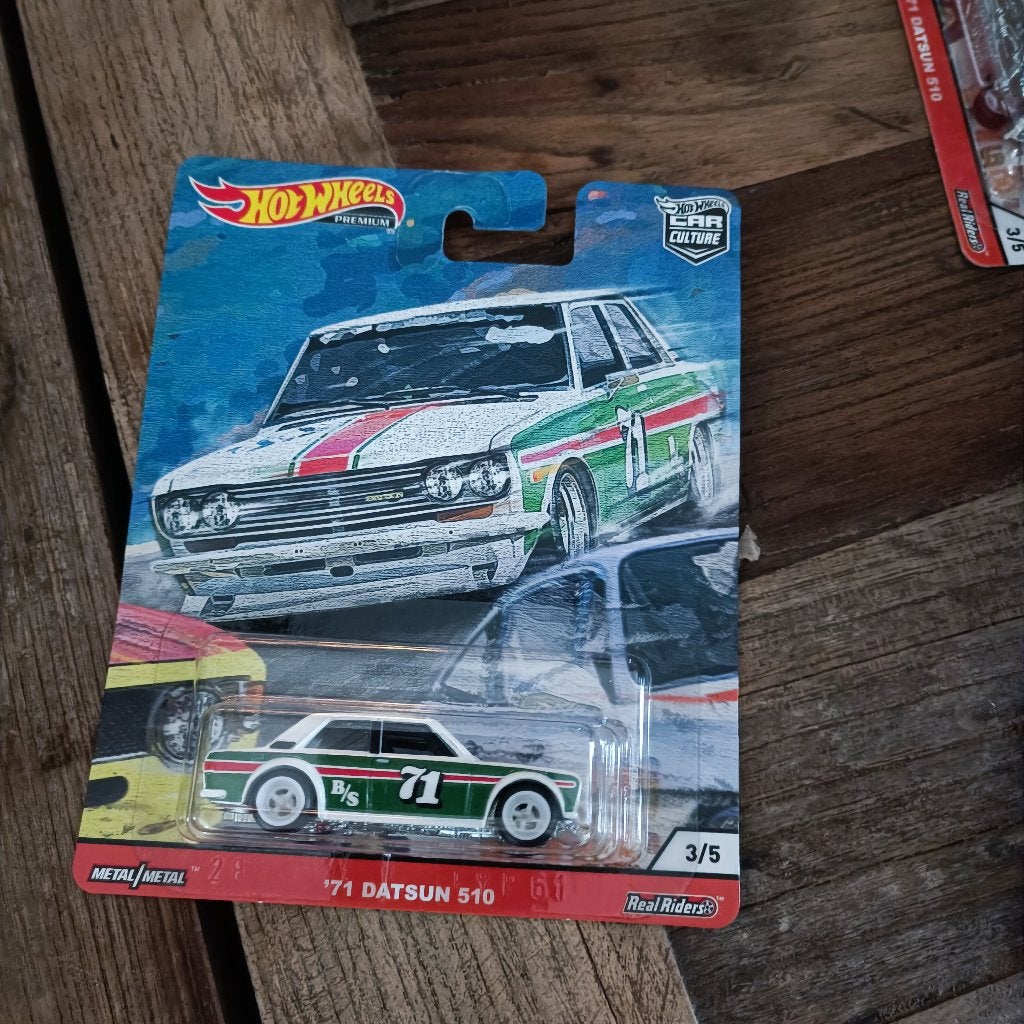 hot wheels 71 Datsun 510 Door Slammers Car Culture, Ophalen of Verzenden, Nieuw, Auto