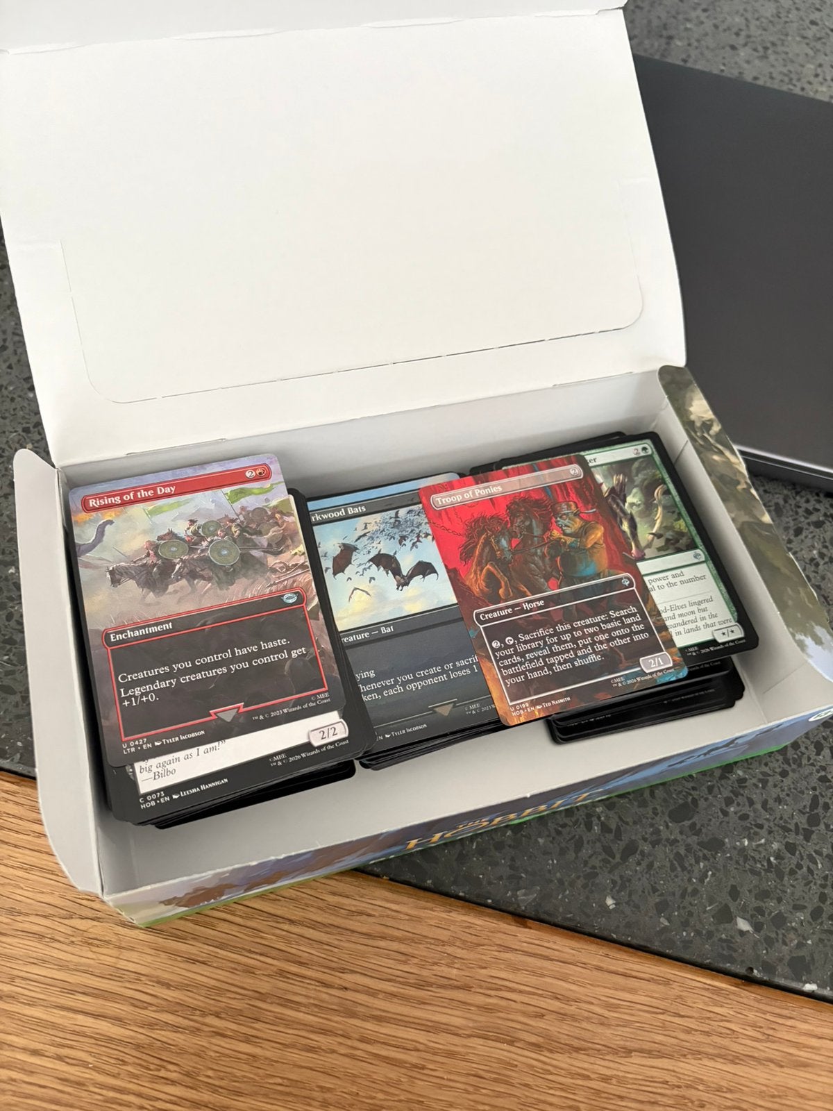 MTG - The Hobbit Bulk (un)commons, Hobby en Vrije tijd, Verzamelkaartspellen | Magic the Gathering, Ophalen of Verzenden, Zo goed als nieuw