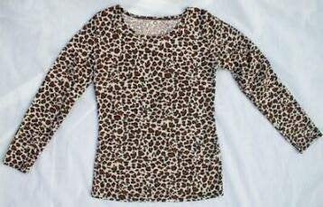 stetch velours tricot top met tijgerprint mt S nieuw, Kleding | Dames, Meerkleurig, Nieuw, Ophalen of Verzenden, Lange mouw