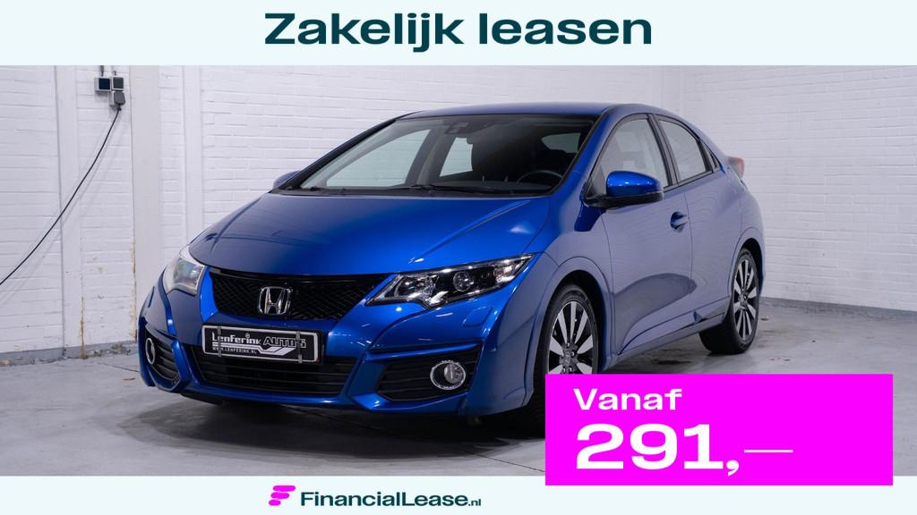 Honda Civic 1.4 Elegance Business Edition navigatie lmv 17", Voorwielaandrijving, Euro 5, Stof, Gebruikt