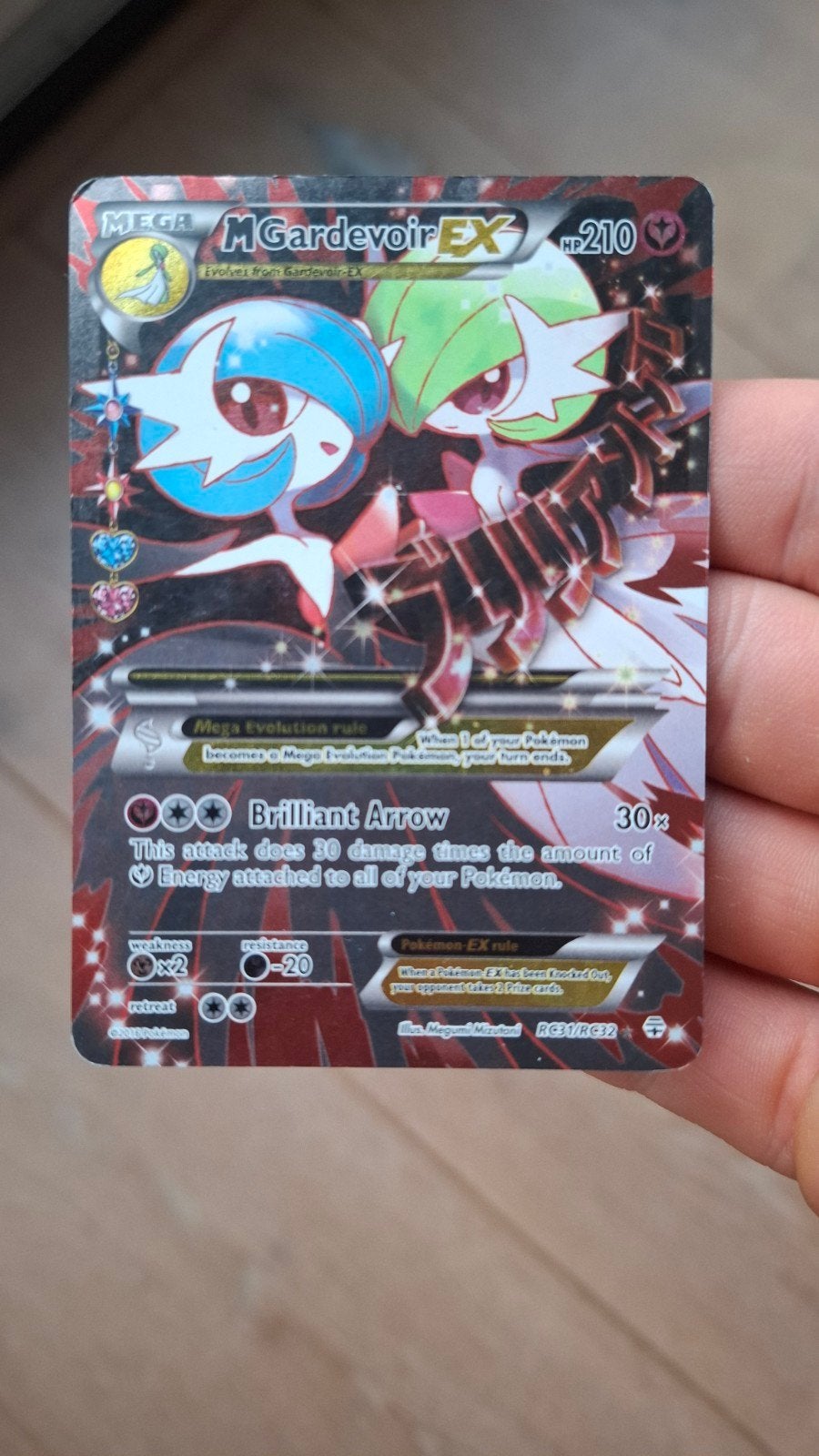 Pokémon Kaart M Gardevoir EX RC30/RC32 XY Generations, Ophalen of Verzenden, Gebruikt, Losse kaart