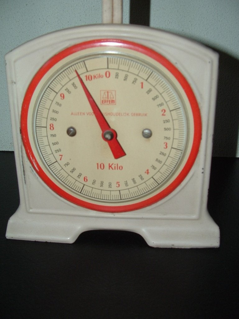 Effem oude vintage retro keuken weegschaal - max 10 kg., Verzamelen, Ophalen of Verzenden, Huis en Inrichting