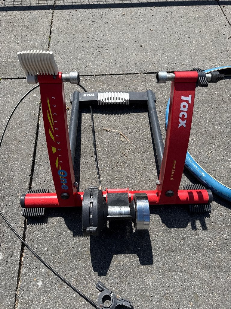 Tacx Trainer Cycleforce One + Training Tyre, Ophalen, Gebruikt, Overige typen
