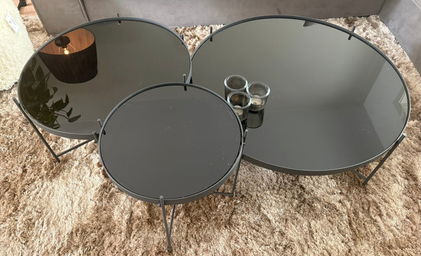 Zuiver salon tafels, Ophalen, Zo goed als nieuw, Rond, Overige materialen