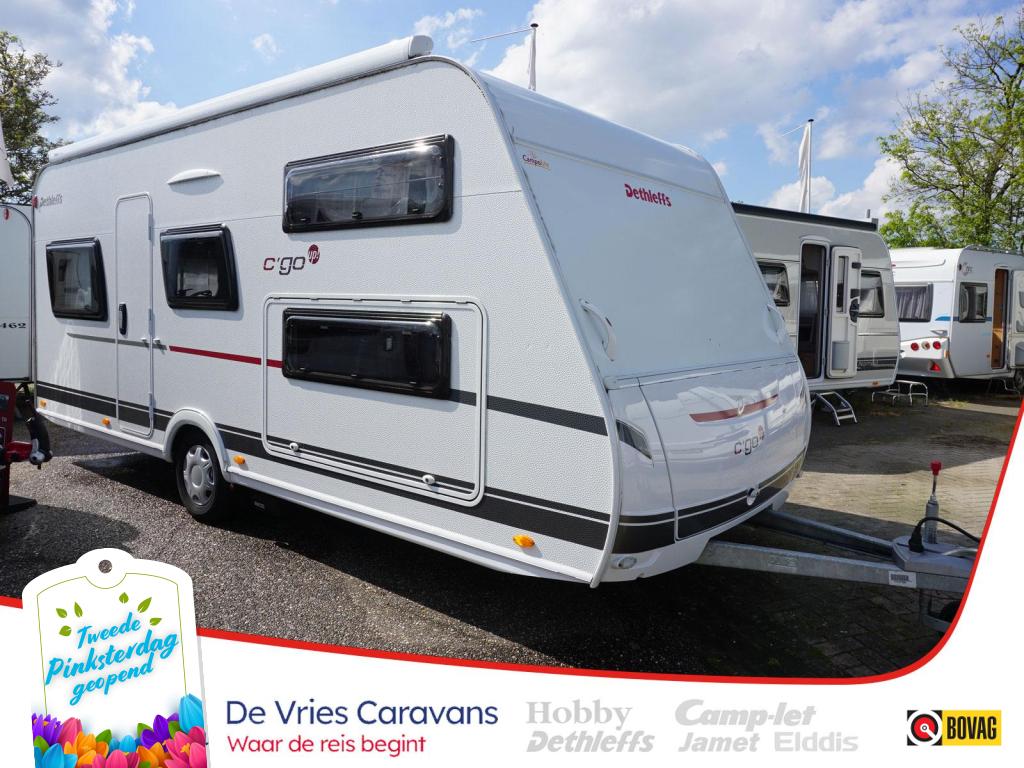 Dethleffs C'Go UP 525 KR airco,mover,thule,atc, Schokbreker, Rondzit, Bedrijf, Meer dan 6