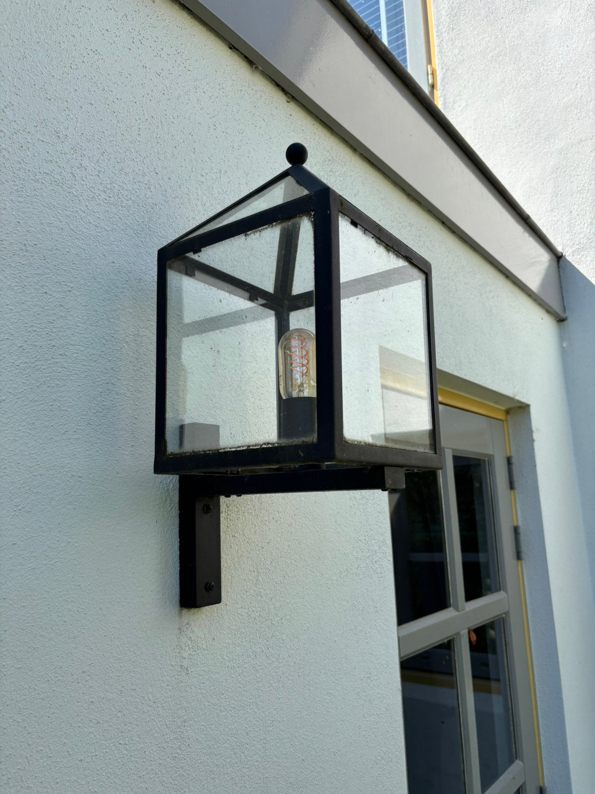 Nostalgische buitenlantaarn 2x, Ophalen, Wandlamp, 50 tot 250 watt, Netvoeding