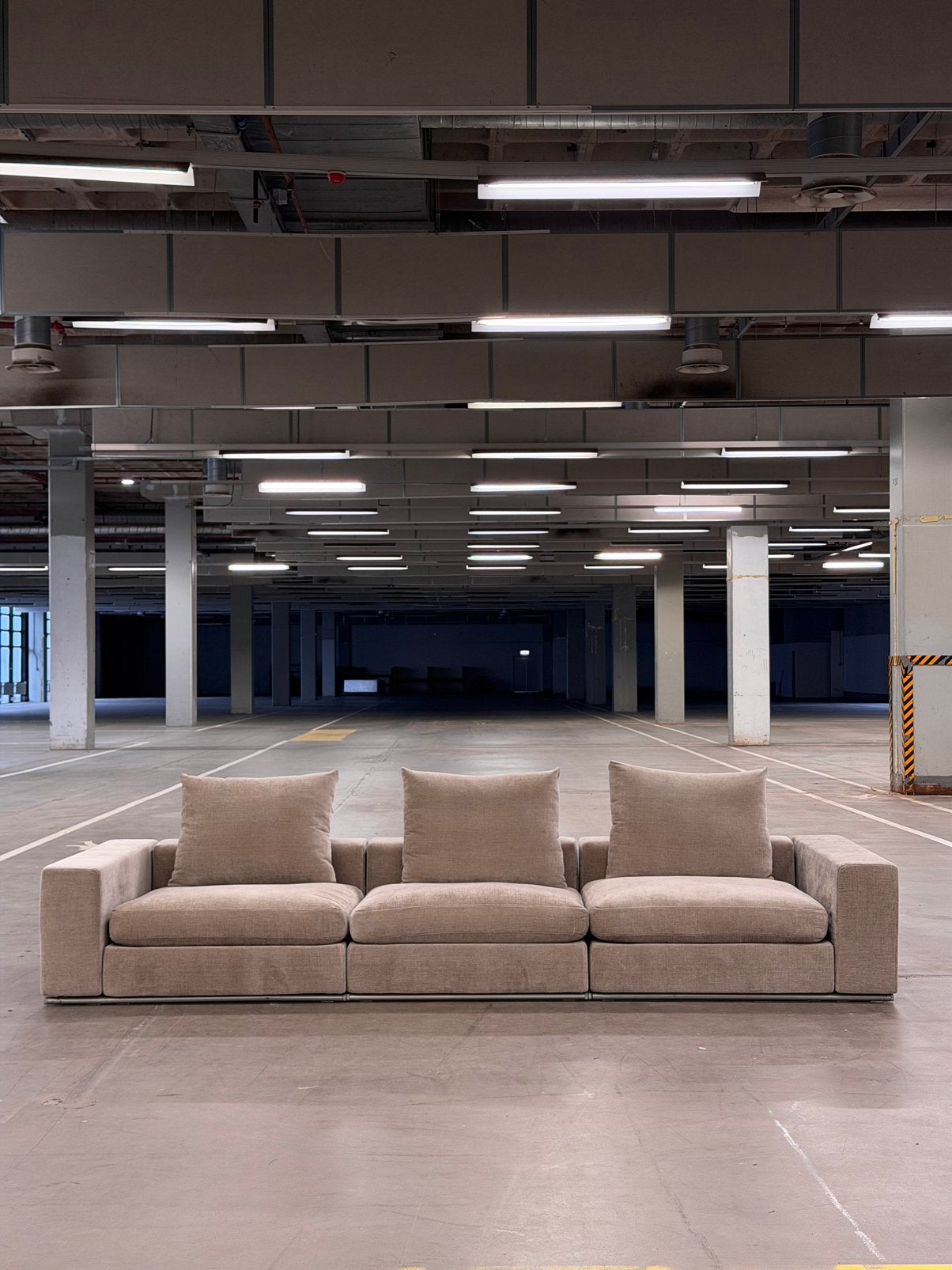 Flexform Groundpiece Bank | Greige | NIEUWSTAAT + Garantie