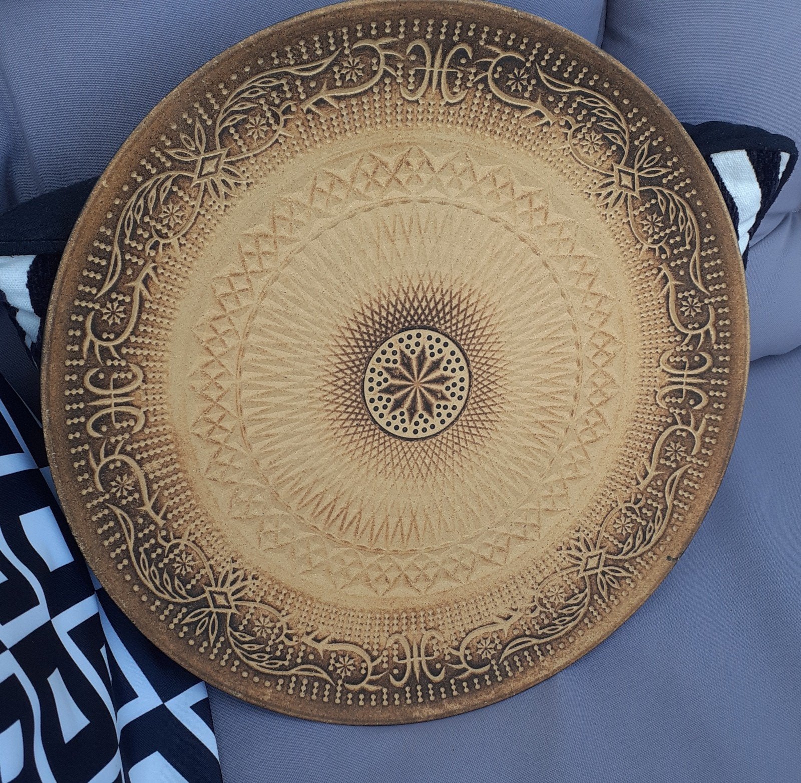 Wandbord serveerschaal 40cm, Ophalen, Zo goed als nieuw