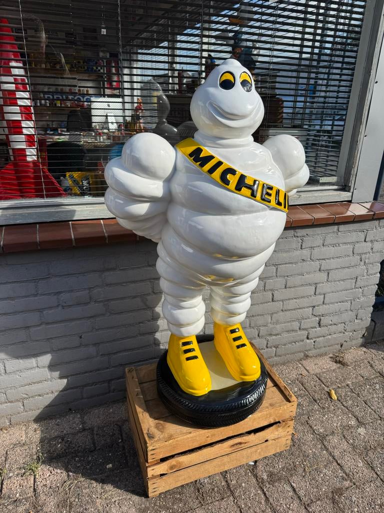 Grote Michelin Bibendum Beeld - Uniek Verzamelobject, Ophalen, Reclamebord, ., Zo goed als nieuw