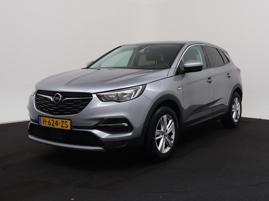 Opel Grandland X 1.2T 130PK Automaat Nav/Camera/Trekhaak/AGR, Auto's, 1199 cc, Leder en Stof, Origineel Nederlands, 3 cilinders