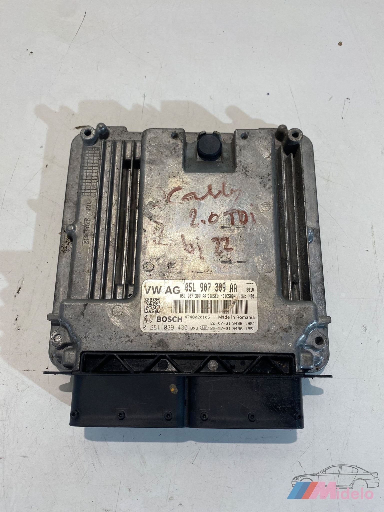 VW CADDY COMPUTER MOTORMANAGEMENT 05L907309AA, Auto-onderdelen, Gebruikt, -, Volkswagen, -