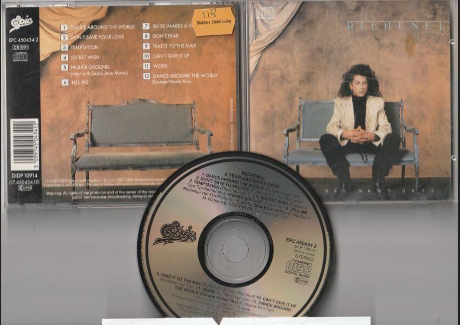 Richenel - A Year Has Many Days, Ophalen of Verzenden, 1980 - 1989, Zo goed als nieuw