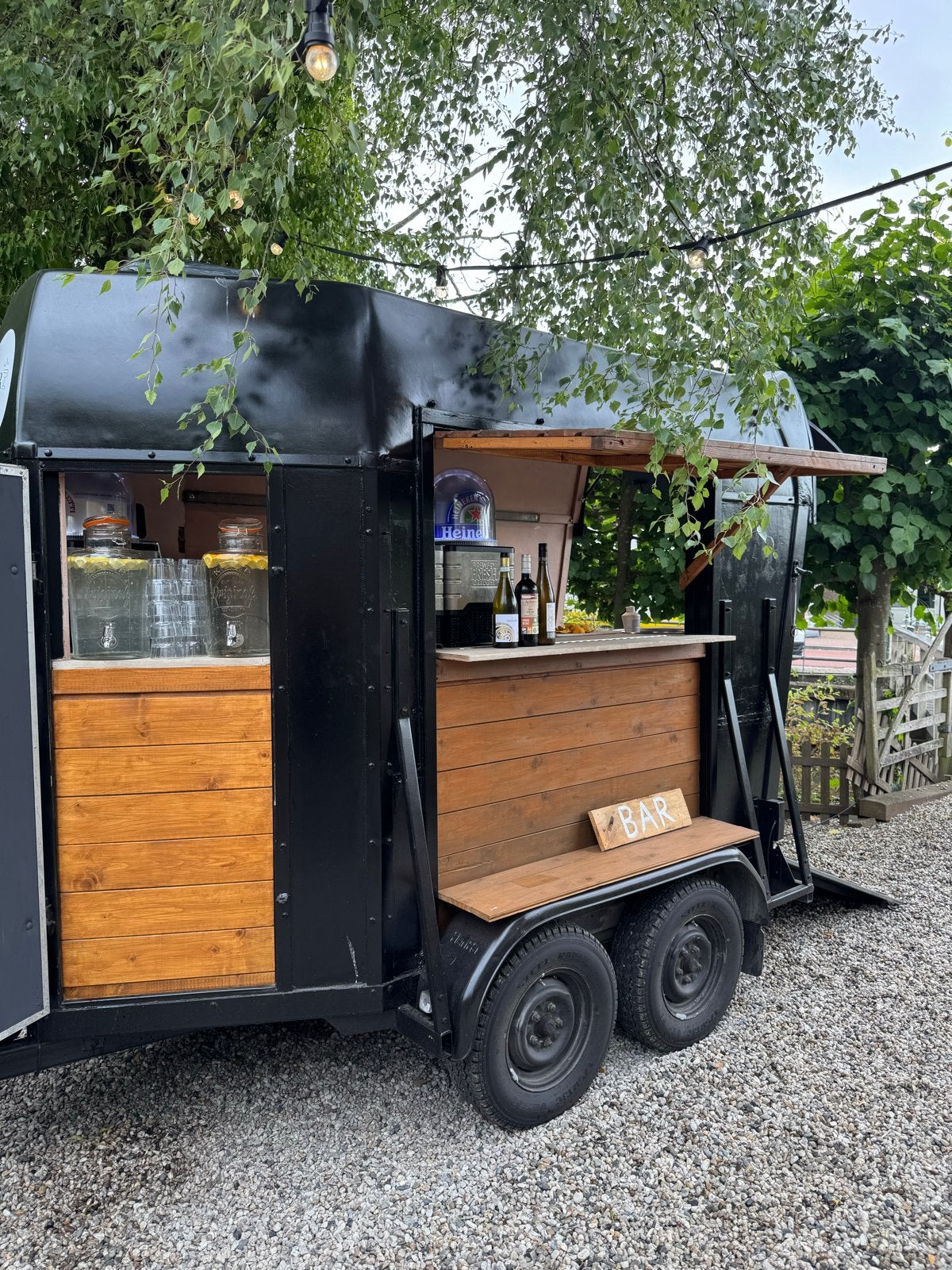 Unieke Mobiele Bar / Foodtruck - Paardentrailer ombouw, Ophalen, Nieuw