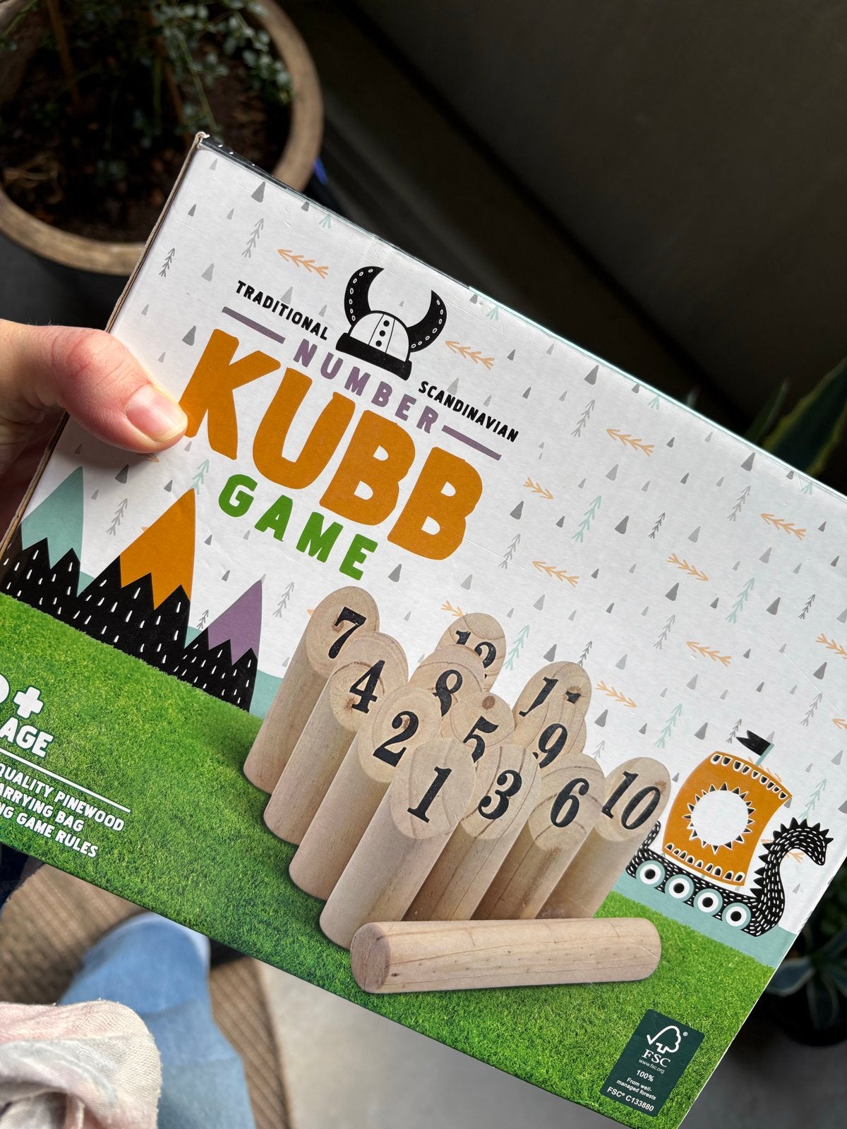 Kubb Spel - Nieuw in doos, Drie of vier spelers, Ophalen, Nieuw
