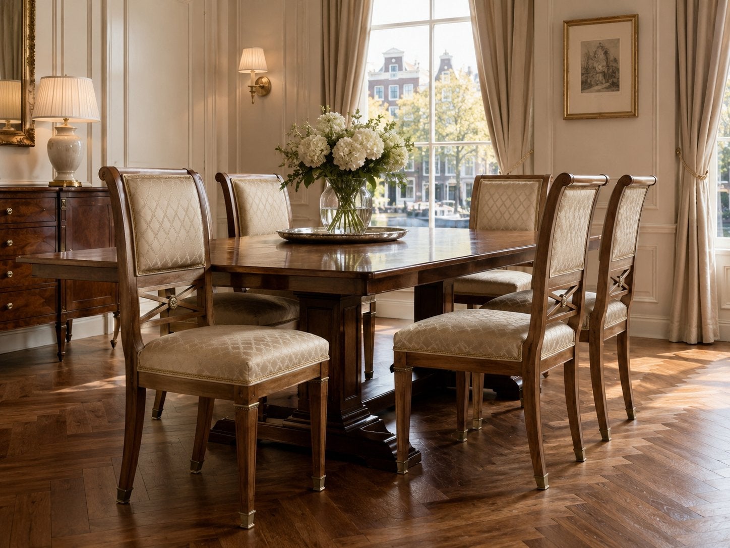 Prachtige set van 6 antieke Directoire / Louis XVI stoelen, Antiek en Kunst, Antiek | Meubels | Stoelen en Banken, Ophalen
