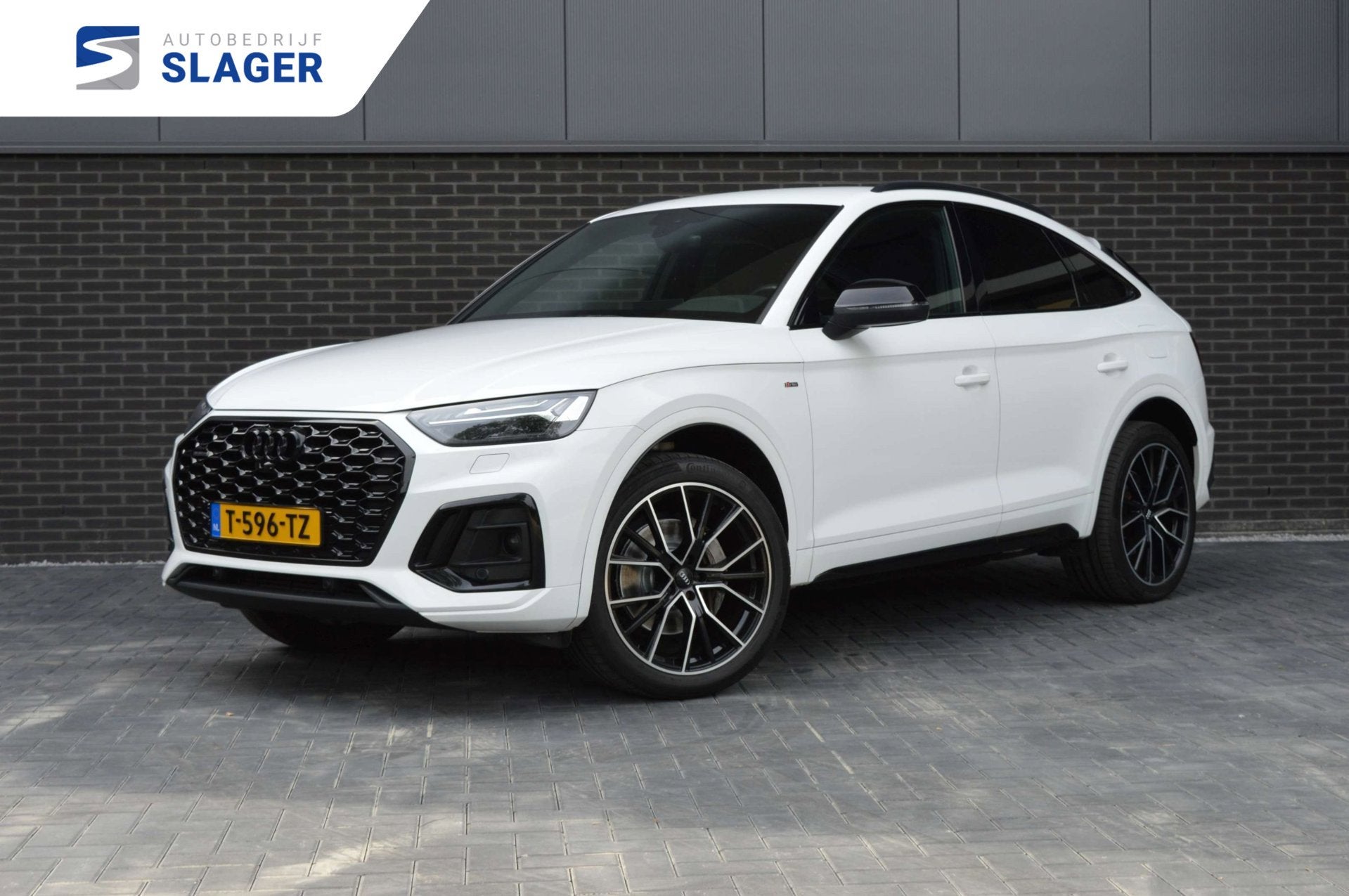 Audi Q5 Sportback 55 TFSI e S edition - 2 x S-line | Trekhaa, Automaat, Gebruikt, Leder en Stof, Wit
