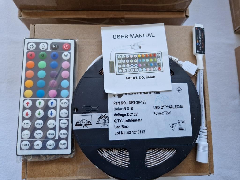 LEDstrip RGB met 60 SMD5050 LEDs per meter - 02, Ophalen of Verzenden, Nieuw, LEDstrip