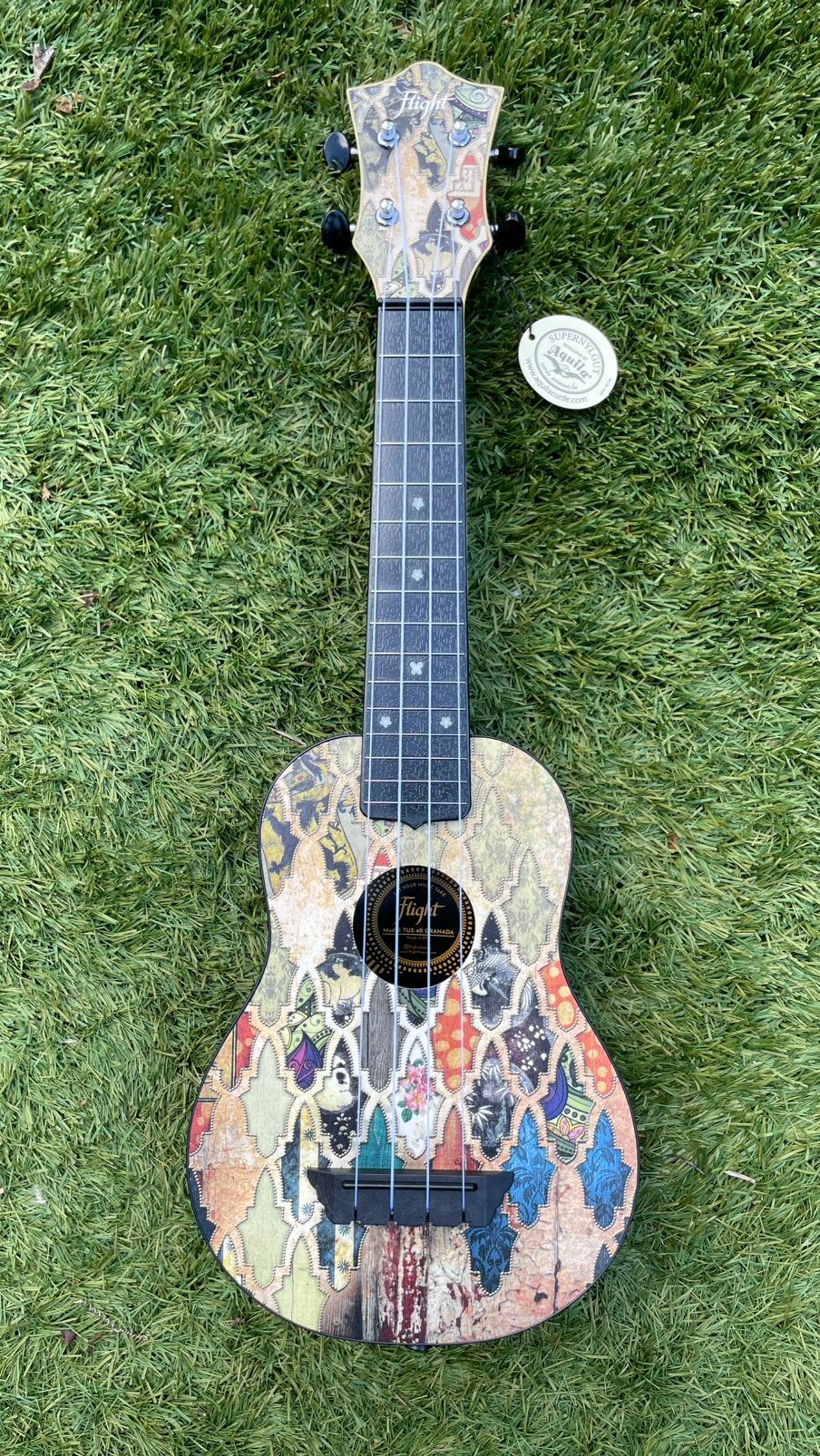 ‘Flight’ travel sopraan-ukelele, Muziek en Instrumenten, Snaarinstrumenten | Overige, Ophalen, Zo goed als nieuw, Ukelele