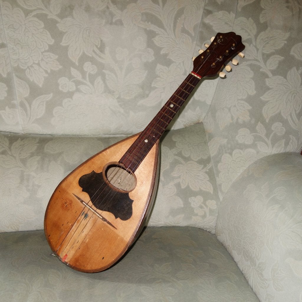 Decoratieve Silvestri mandoline uit Catania, Muziek en Instrumenten, Ophalen, Gebruikt