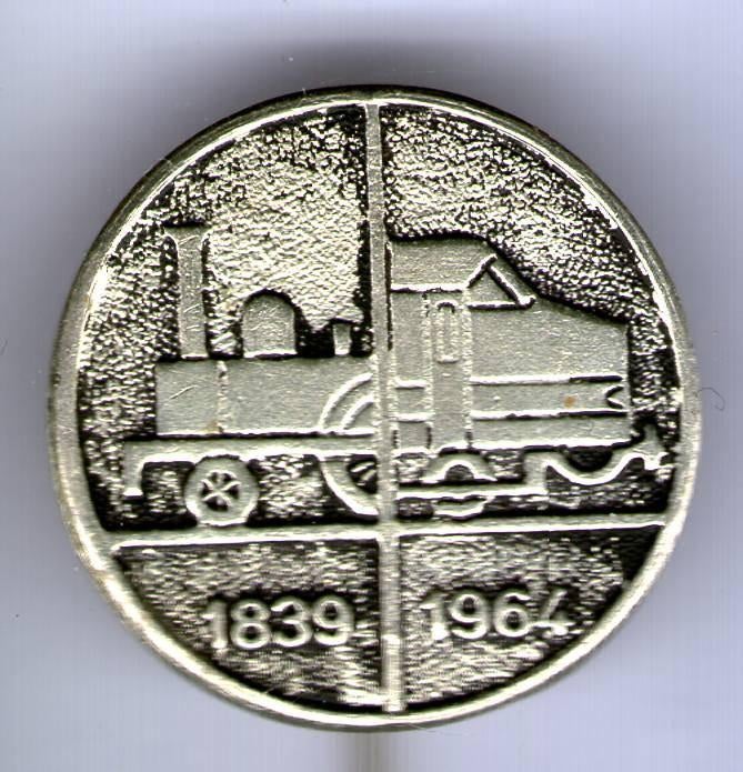 1839 - 1964 Nederlandse Spoorwegen (NS) speldje ( J_048 ), Verzamelen, Speldjes, Pins en Buttons, Nieuw, Speldje of Pin, Transport