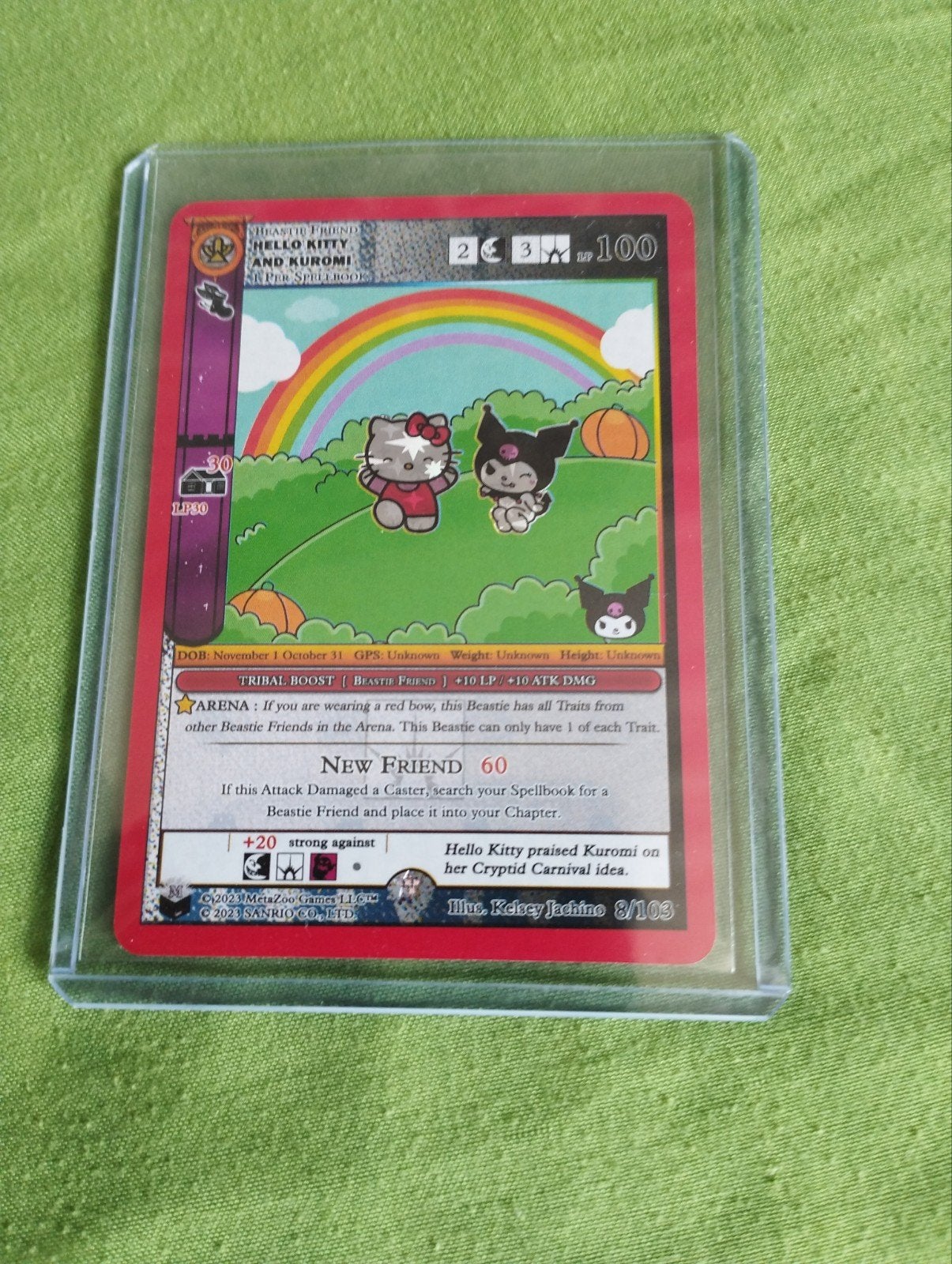 Metazoo Hello Kitty en Kuromi, Ophalen of Verzenden, Nieuw, Losse kaart