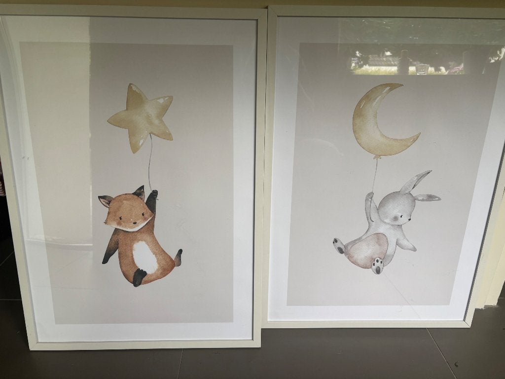 Posters kinderkamer, Ophalen, Zo goed als nieuw, Wanddecoratie, Meerkleurig