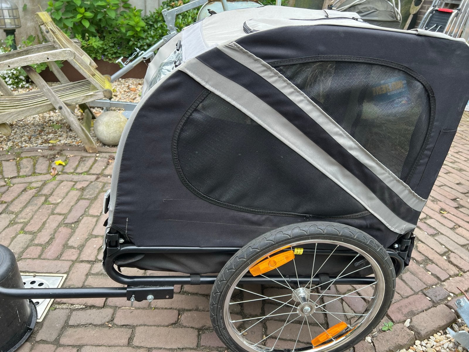 Hondenkar voor middelgrote tot grote honden (55x55cm), Ophalen, Gebruikt, Hondenkar, 20 tot 40 kg