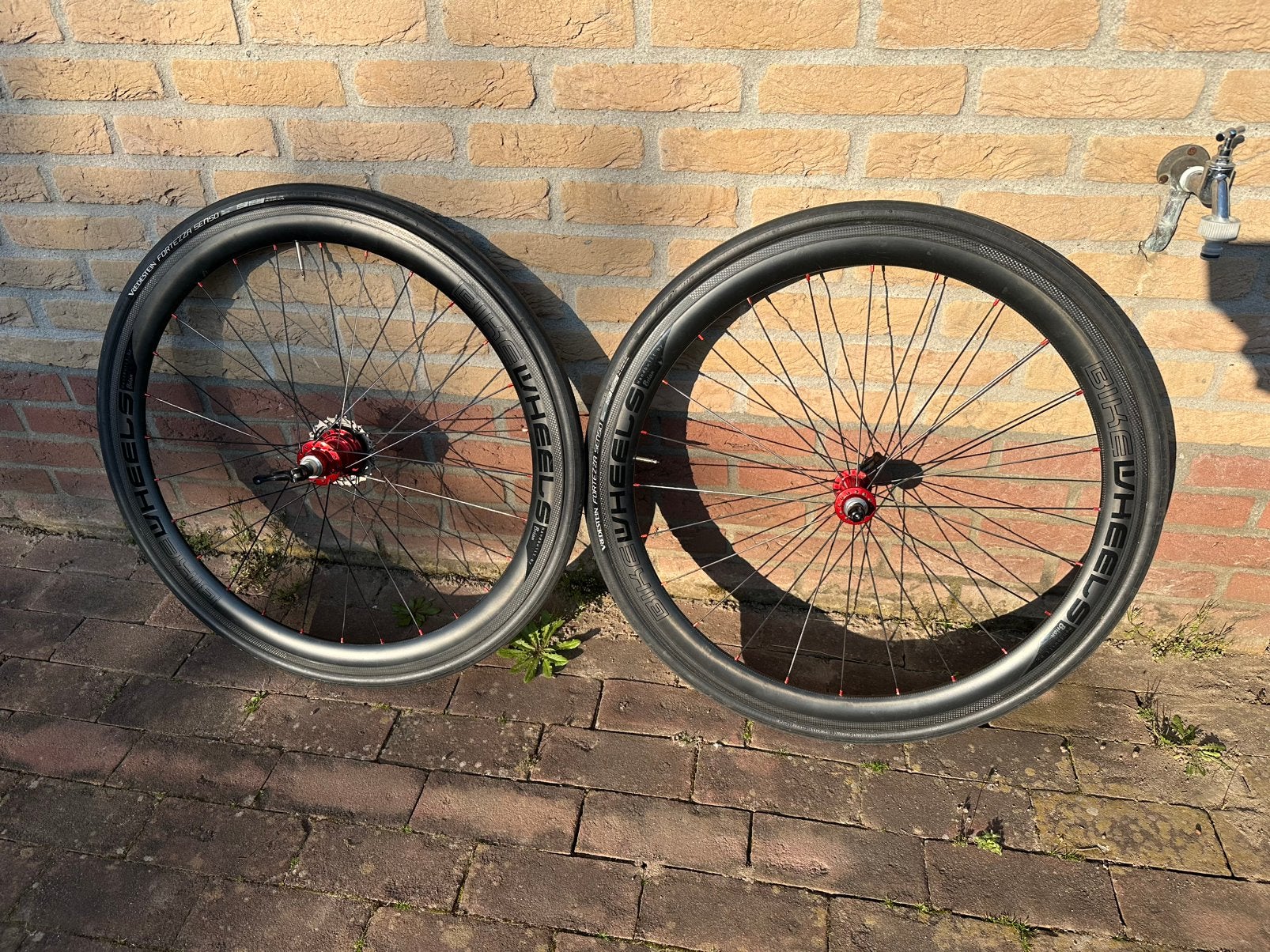 Bikewheels handgebouwde wielen Industry Nine I9 naven, Wiel, Ophalen of Verzenden, Zo goed als nieuw, Racefiets