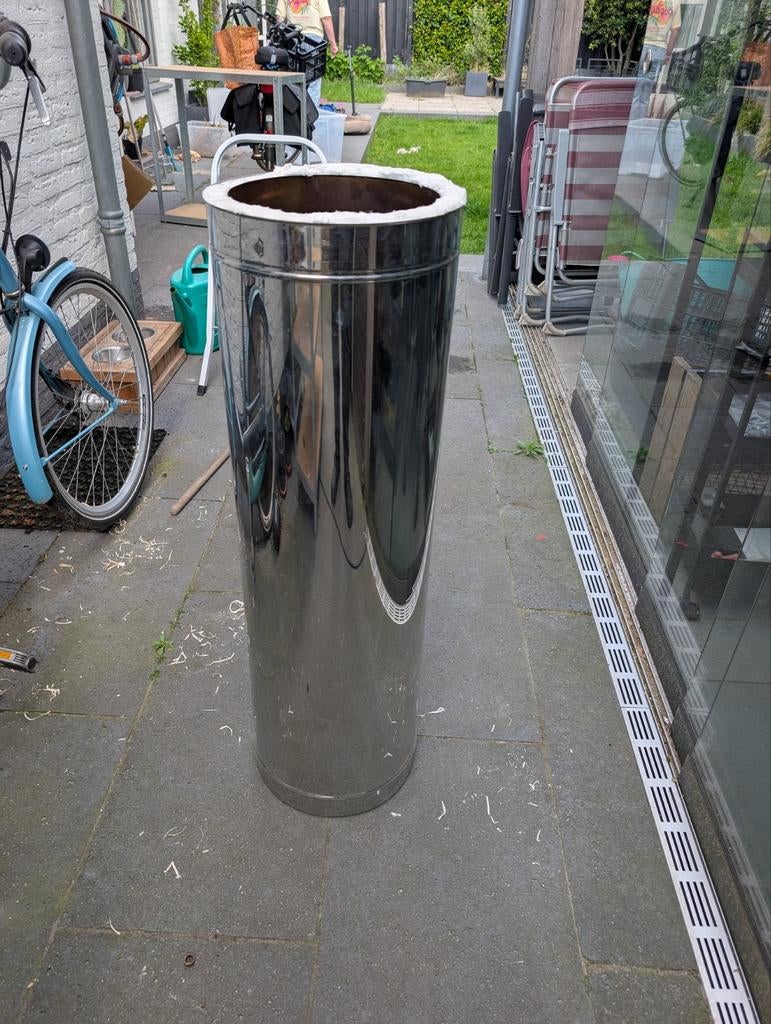 holetherm dubbelwandig rookkanaal 250-300 1000mm. - Dw-250, Ophalen, Gebruikt, Afzuiger
