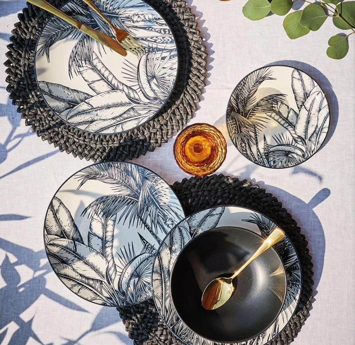 Tognana Malindi 18-piece dinnerware set | Madison collection, Ophalen of Verzenden, Nieuw, Porselein, Overige stijlen