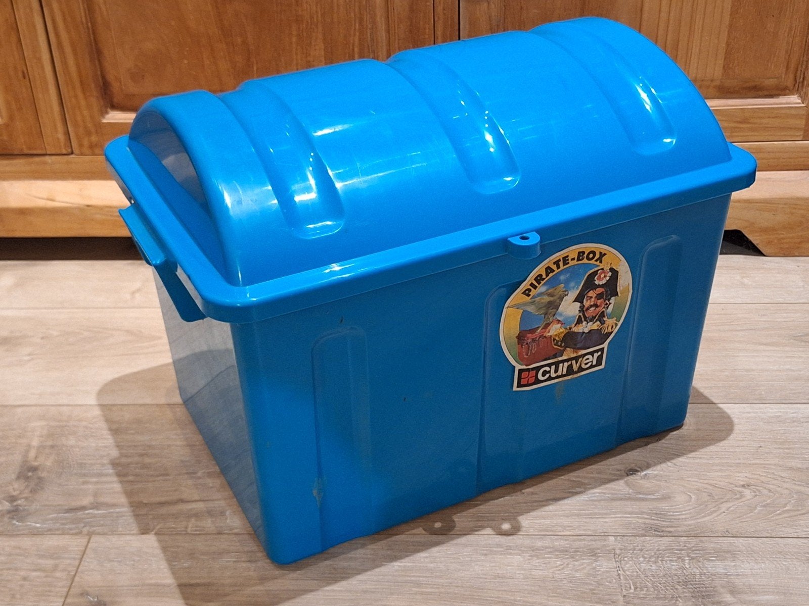 Curver Piratenkist - Blauw (H47xB52xD37cm), Ophalen, Gebruikt