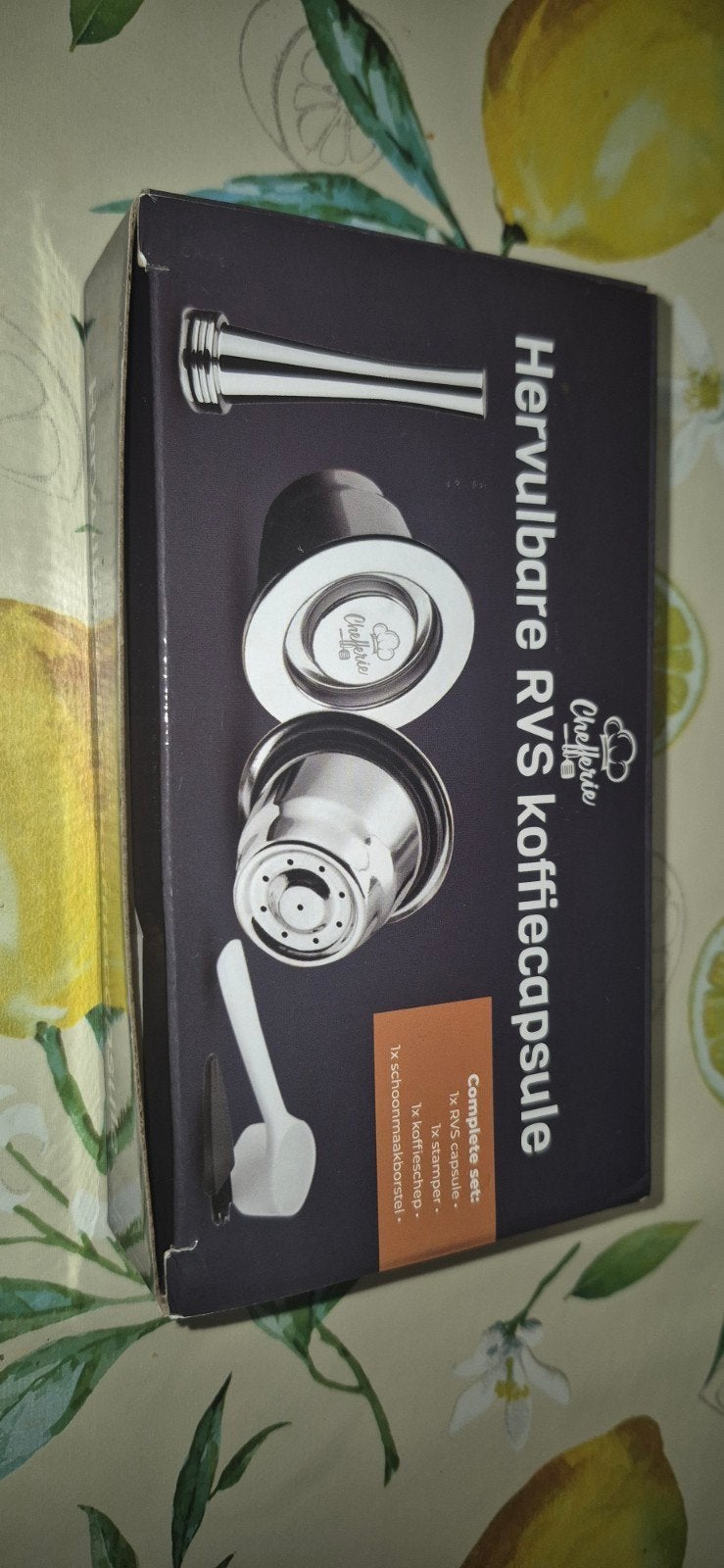 Hervulbare RVS koffiecapsule set - Duurzaam en compleet, Ophalen of Verzenden, Nieuw
