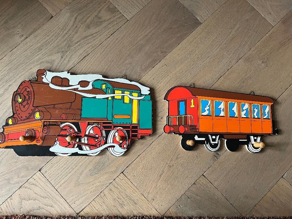 Kinderkamer kapstok trein, Ophalen of Verzenden, Gebruikt, Kapstokje