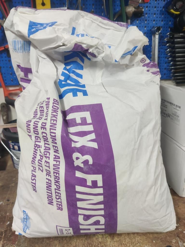 Knauf fix& finish dunpleister, Doe-het-zelf en Verbouw, Ophalen of Verzenden