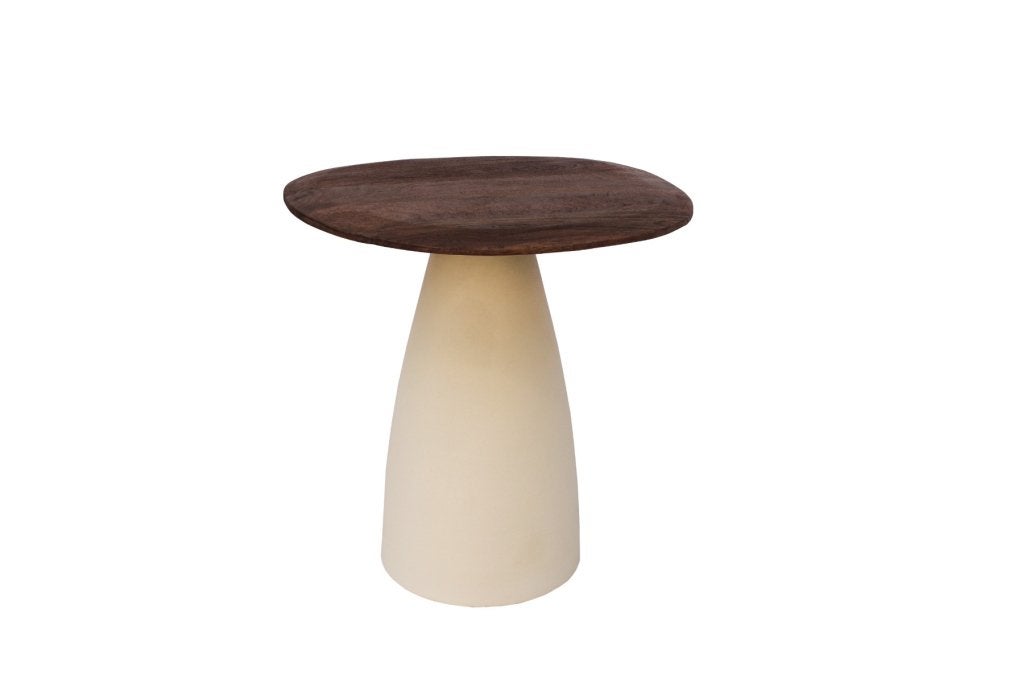 Mangohouten salontafel 50 cm Brix Marron organisch, Ophalen, 50 – 75, Minder dan 50 cm, 50 tot 100 cm