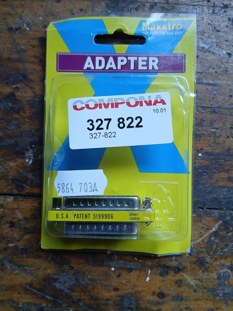 Maxxtro COMPONA DB25 M/M Mini Adapter Gender Changer, Onbekend, Nieuw, Ophalen of Verzenden, Onbekend