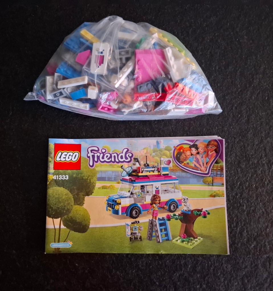 Lego Friends 41333 Camper met handleiding, Gebruikt, Lego, Friends, Ophalen of Verzenden