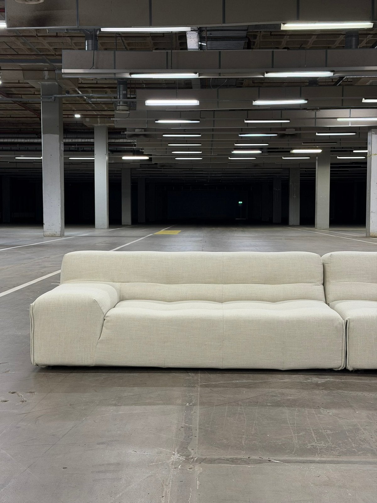 B&B Tufty Too | Linnen | Ecru | NIEUWSTAAT + Garantie, 250 tot 300 cm, 100 tot 125 cm, Ophalen of Verzenden, Zo goed als nieuw