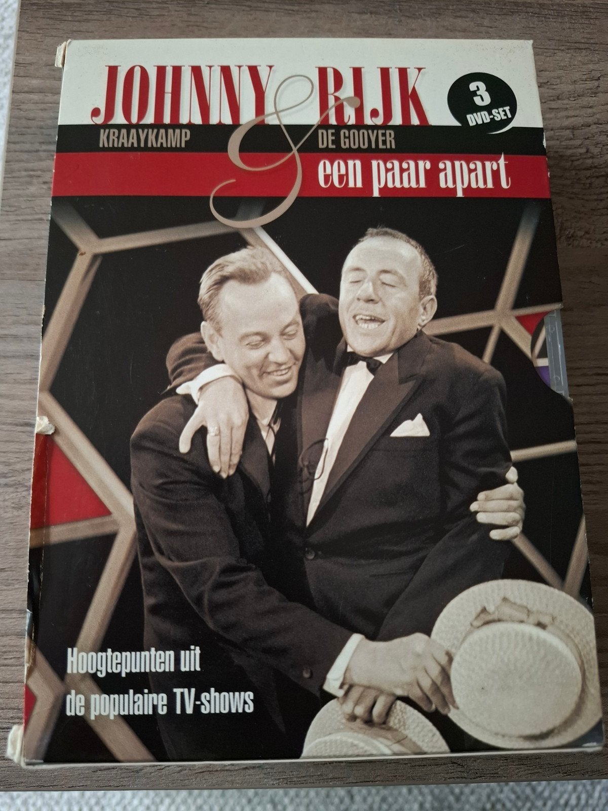 Johnny Kraaykamp & Rijk - Een Paar Apart (3 DVD-se, Gebruikt, Alle leeftijden, Komedie, Ophalen of Verzenden
