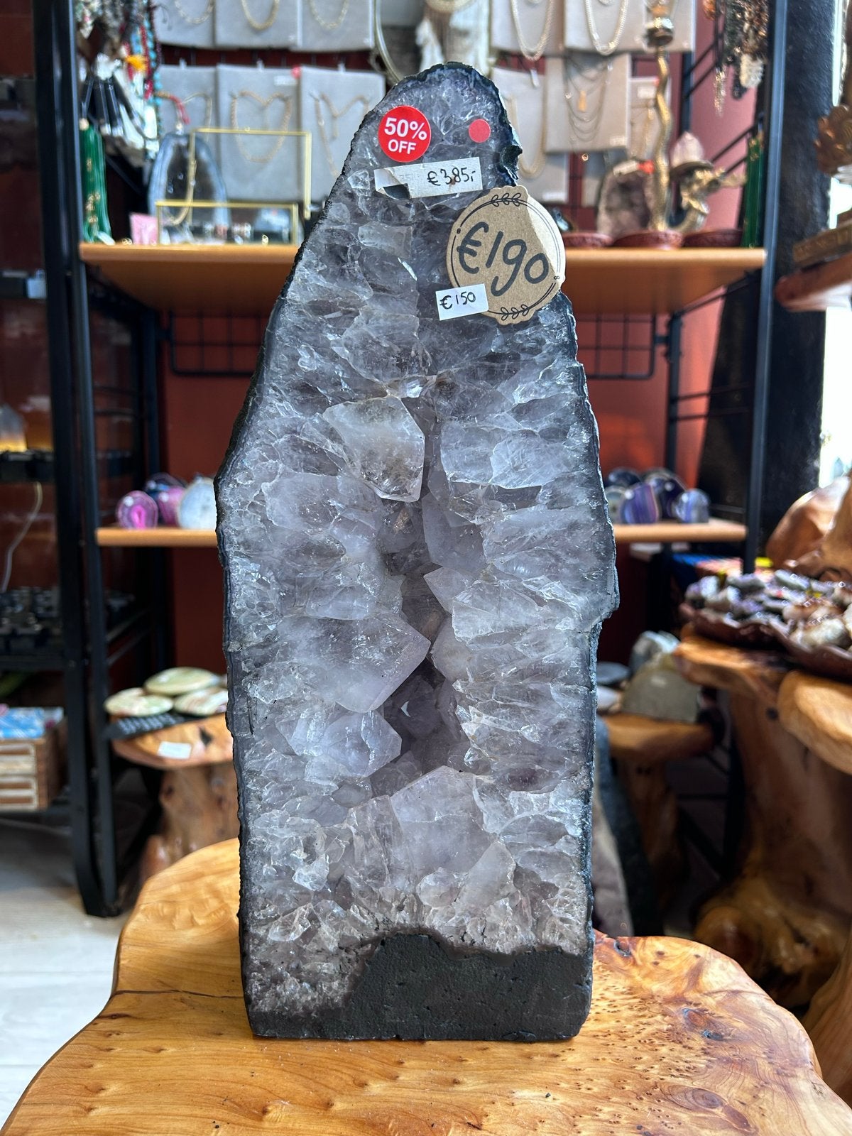 Amethist geode - van €385 nu €150, Ophalen of Verzenden