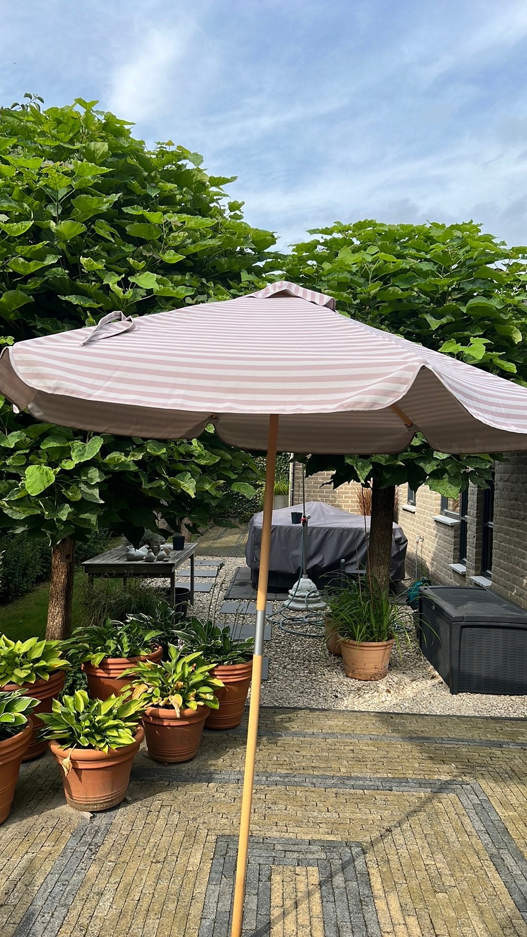 Parasol, Tuin en Terras, Parasols, Ophalen of Verzenden, Zo goed als nieuw