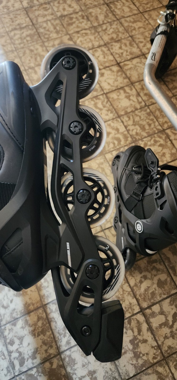 Zwarte inline skates - Zo goed als nieuw, Overige merken, Heren, Ophalen of Verzenden, Zo goed als nieuw